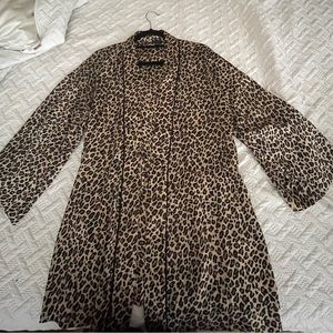 Never worn, gorgeous animal, print, kimono